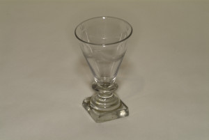 Flint Wine Glass, Macculloch Hall Historical Museum's Decorative Arts Collections