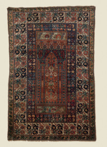 Macculloch Hall Historical Museum Carpet Collections: Ghiordes-Style Prayer Rug