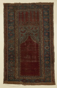 Alfombra de oración Ladik, colección de alfombras Macculloch Hall