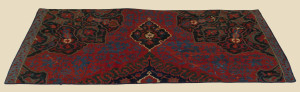 Fragmento de medallón Ushak, Colección de alfombras de Macculloch Hall