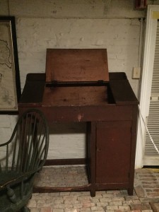 School Desk, ca. 1820, Macculloch Hall Historical Museum, Morristown, NJ