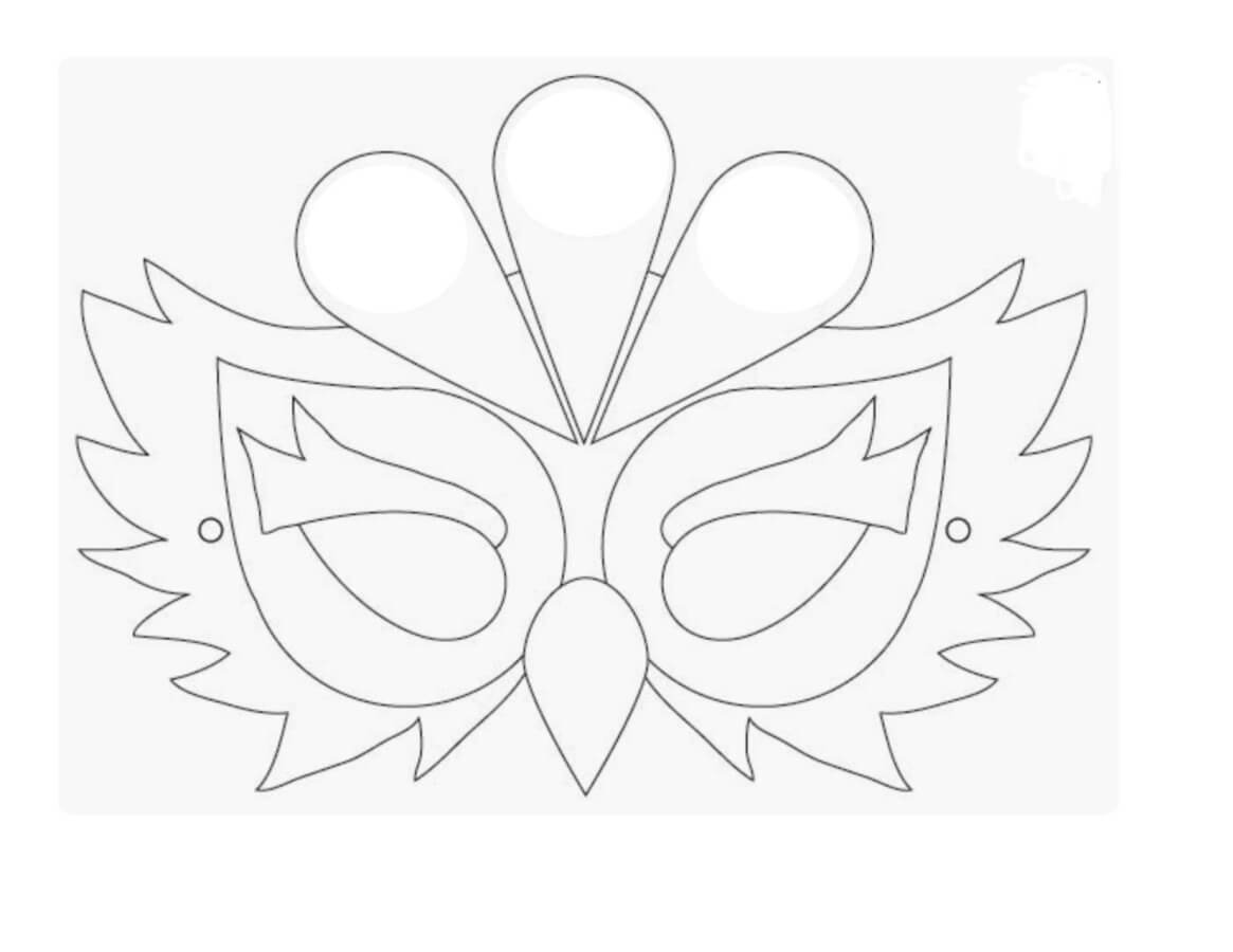 Bluejay mask template