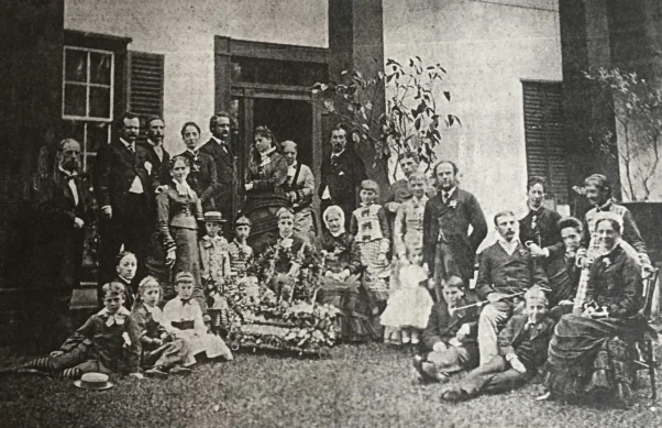 The Keasbey Sisters and their family