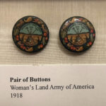 Pair of buttons Women's Land Army of America 1918