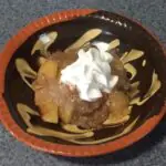 Apple Tapioca Pudding slice Apple Tapioca Pudding slice