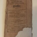 1819 Farmer's Almanac page