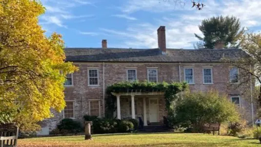 Macculloch Hall Rear View with Autumn Color