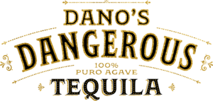 Danos Dangerous Tequila Logo in Gold