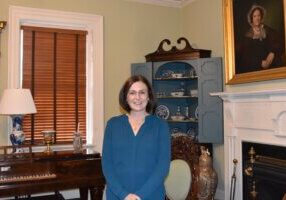 Executive Director Kathleen Bartlett in the Drawing Room