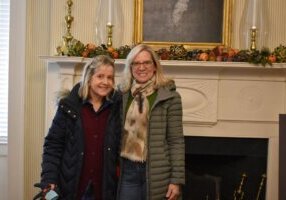 The Garden Club of Morristown decorating Macculloch Hall Historical Museum for the holidays.
